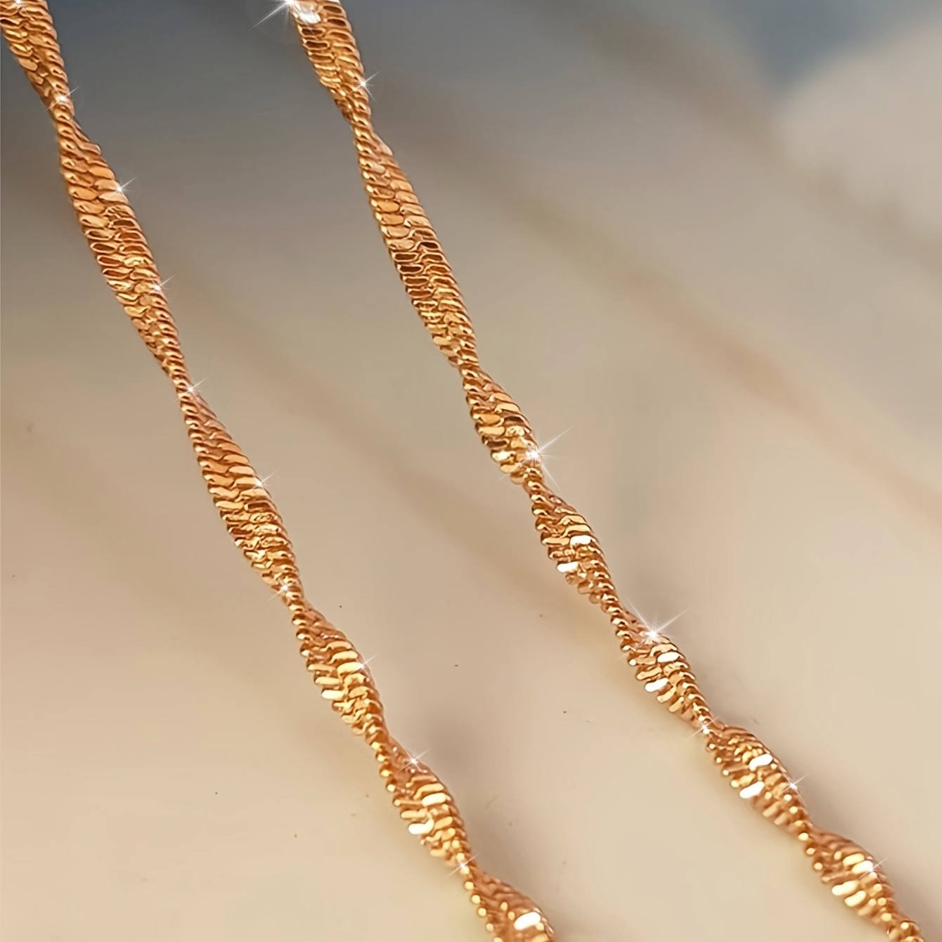 Nooxian Stainless Steel Water Chain Bracelet for Women
